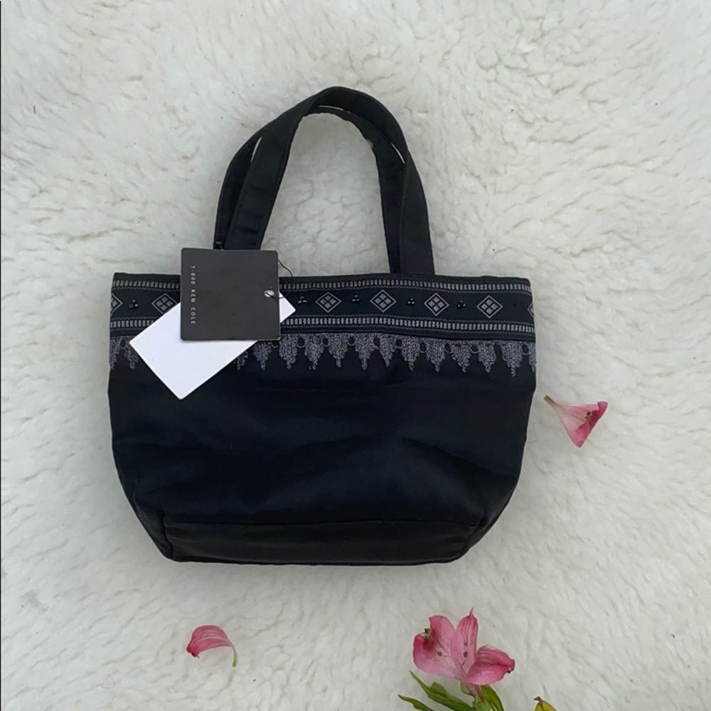 Retro 90s Kenneth Cole Reaction Black tiny purse